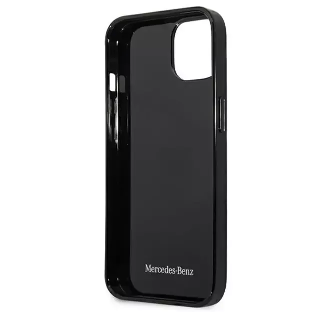 Mercedes MEHCP13SESPBK iPhone 13 mini 5,4  czarny/black hardcase Silver Stars Pattern 6