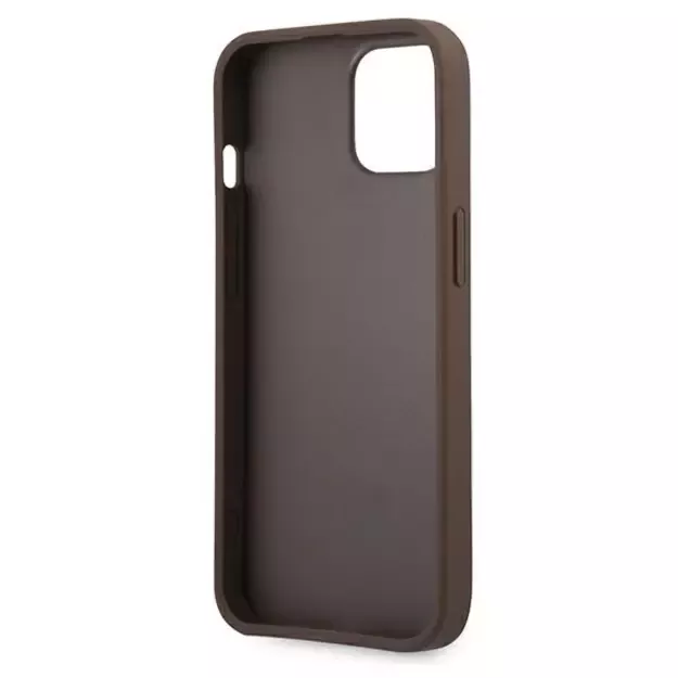 Guess GUHCP13M4GMGBR iPhone 13 6,1  brązowy/brown hardcase 4G Big Metal Logo 6