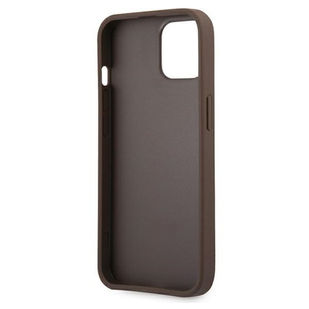 Guess GUHCP13M4GMGBR iPhone 13 6,1  brązowy/brown hardcase 4G Big Metal Logo 13