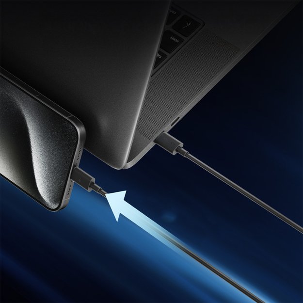 Cuktech CKCTC615NCBK USB-C 6A 240W Cable 1.5m - Black 6