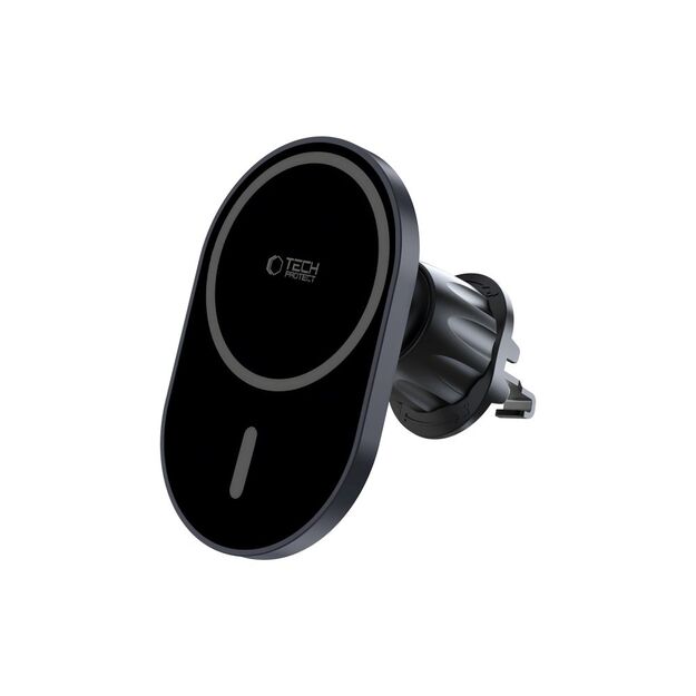 Tech-Protect mm15W-V6 Magnetic MagSafe Car Holder for Cockpit/Windshield/Air Vent - Black 4