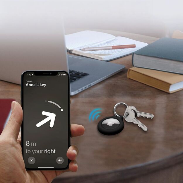 Tech-Protect Rough 4-pack case for Apple AirTag 1 / 2 - black 6