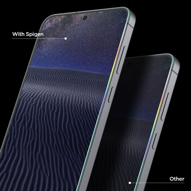 Spigen Glas.tR &quot EZ Fit Pro&quot  Tempered Glass 2-pack for Samsung Galaxy S25 FE 7