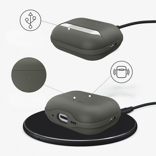 Tech-Protect NaturalFit Case for AirPods Pro 3 - Green 6