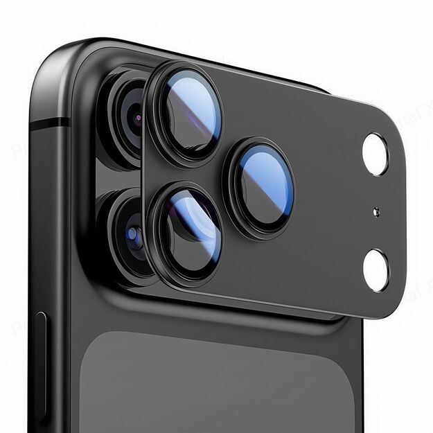Tech-Protect Camfull Fit+ Camera Lens Glass for iPhone 17 Pro Max - Navy Blue 1