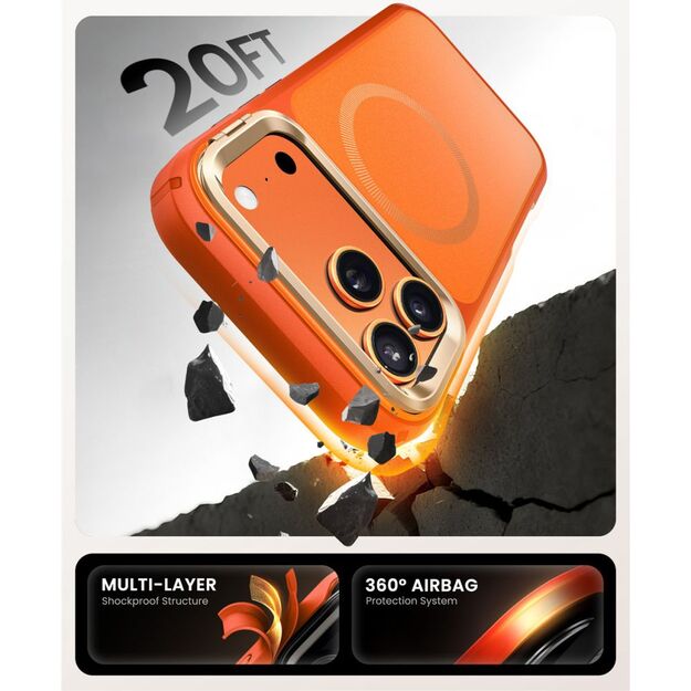 Supcase IBLSN Ares Flip MagSafe Case for iPhone 17 Pro Max - Orange 3