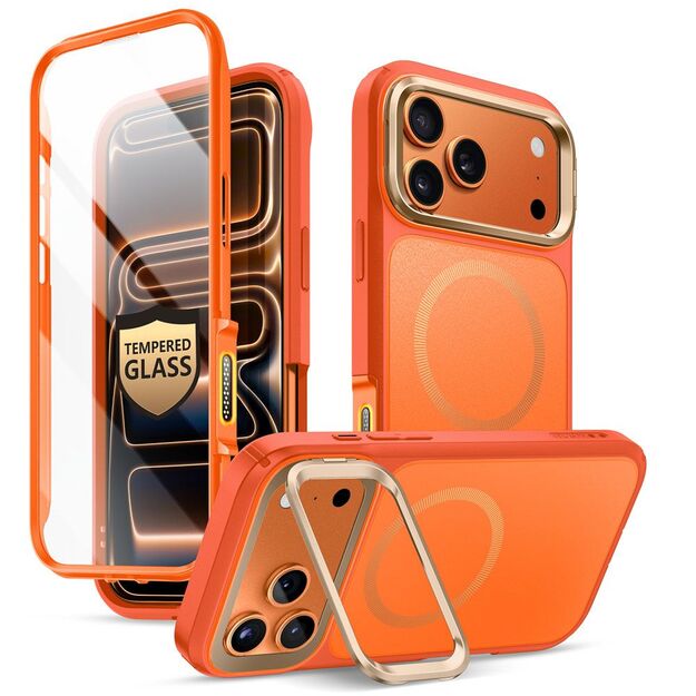 Supcase IBLSN Ares Flip MagSafe Case for iPhone 17 Pro Max - Orange 1