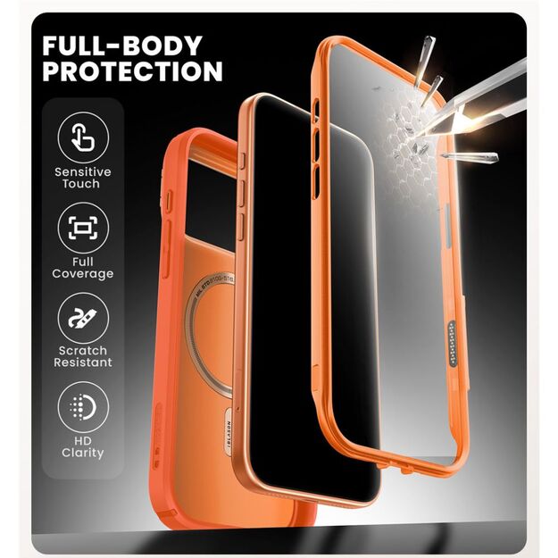 Supcase IBLSN Ares Flip MagSafe Case for iPhone 17 Pro Max - Orange 6
