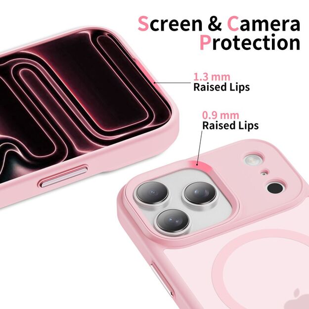 Tech-Protect MagMat MagSafe Case for iPhone 17 Pro - Pink 3