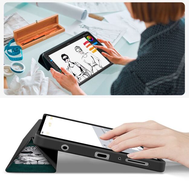 TechProtect SmartCase for Samsung Galaxy Tab A9 / A11 8.7 X110 / X115 / X133 / X135 - Green 7