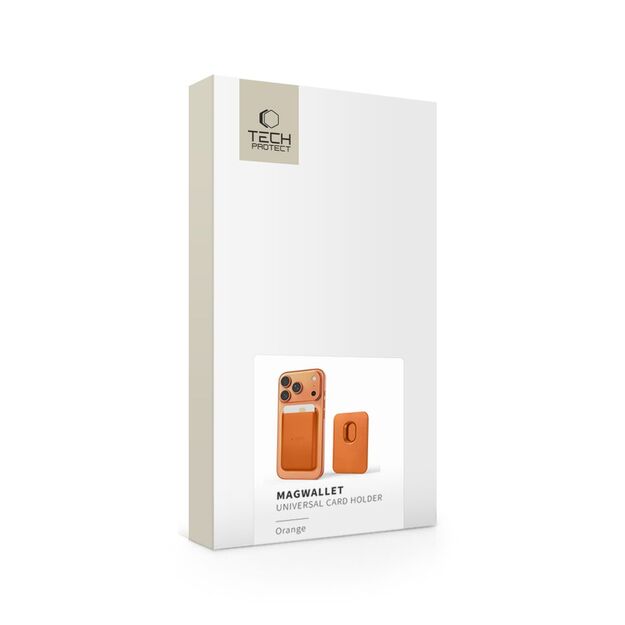 Tech-Protect MagWallet MagSafe Magnetic Wallet for Phone - Orange 4