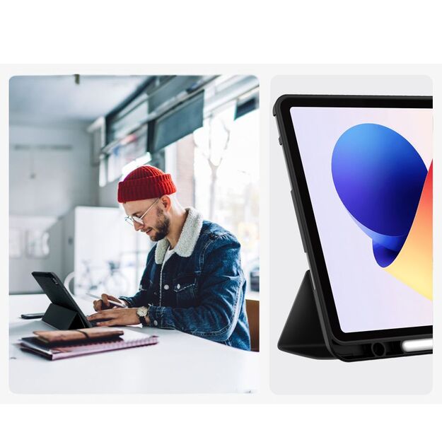 TechProtect SmartCase Pen Case for Xiaomi Poco Pad M1 / Redmi Pad 2 Pro 12.1 - Black 8