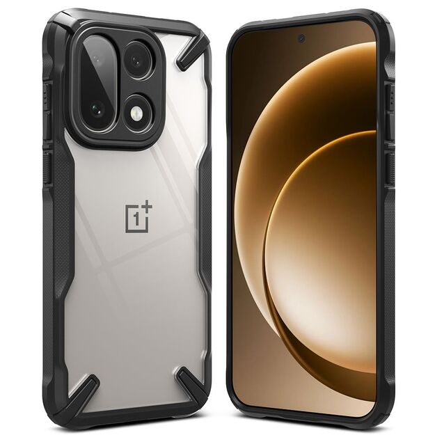 Ringke Fusion X Case for OnePlus 15 - Clear Black 1