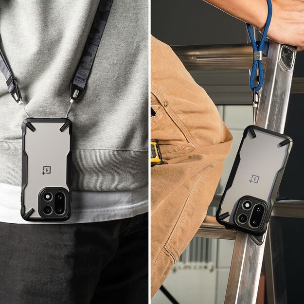 Ringke Fusion X Case for OnePlus 15 - Clear Black 6