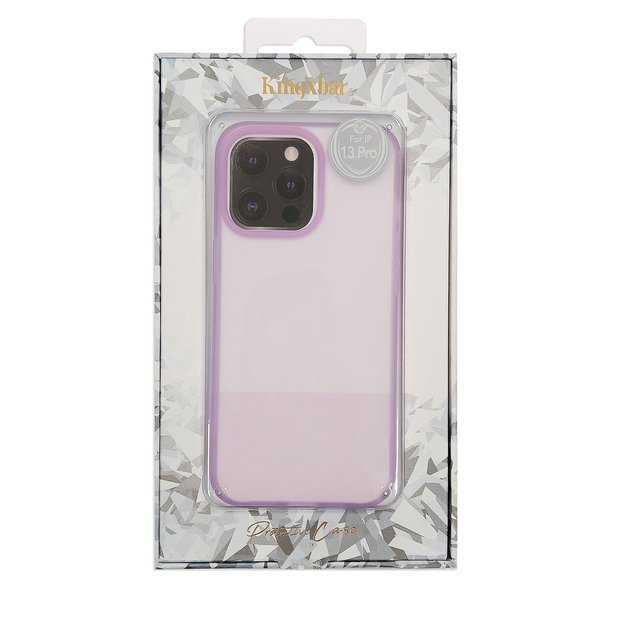 Kingxbar Plain Series case cover for iPhone 13 Pro Max silicone cover purple 4