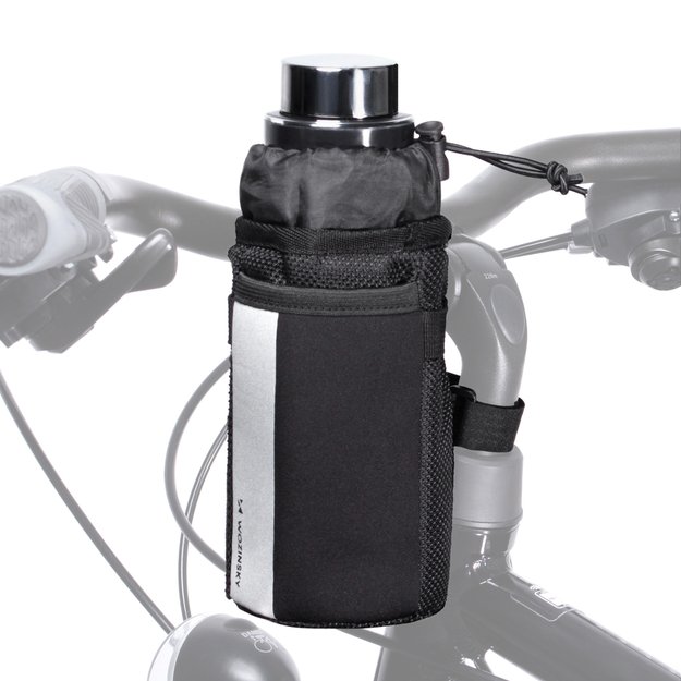 Wozinsky thermal water bottle bag for bike or scooter 1l black (WBB29BK) 30
