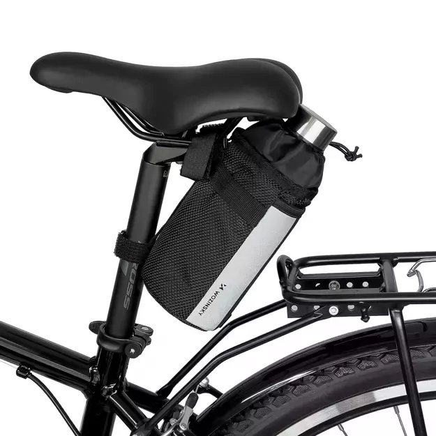 Wozinsky thermal water bottle bag for bike or scooter 1l black (WBB29BK) 1