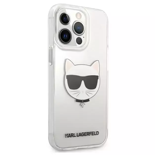 Karl Lagerfeld KLHCP13XCTR iPhone 13 Pro Max 6,7  hardcase transparent Choupette Head 10