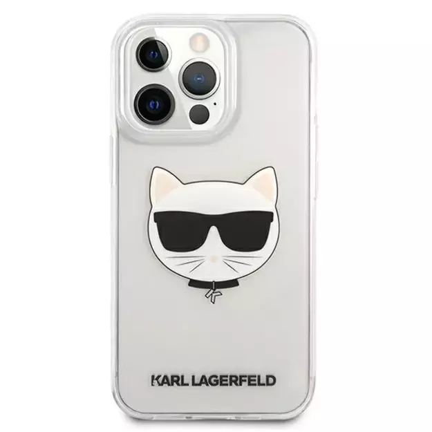 Karl Lagerfeld KLHCP13XCTR iPhone 13 Pro Max 6,7  hardcase transparent Choupette Head 9