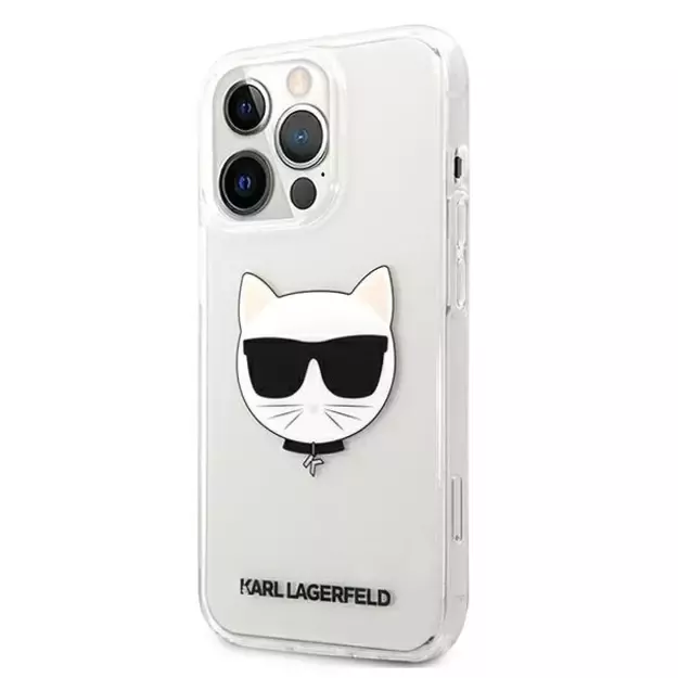 Karl Lagerfeld KLHCP13XCTR iPhone 13 Pro Max 6,7  hardcase transparent Choupette Head 8