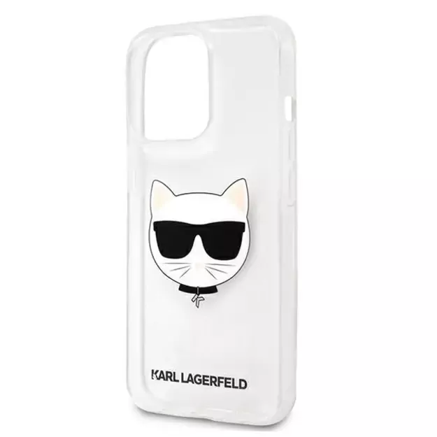 Karl Lagerfeld KLHCP13XCTR iPhone 13 Pro Max 6,7  hardcase transparent Choupette Head 12
