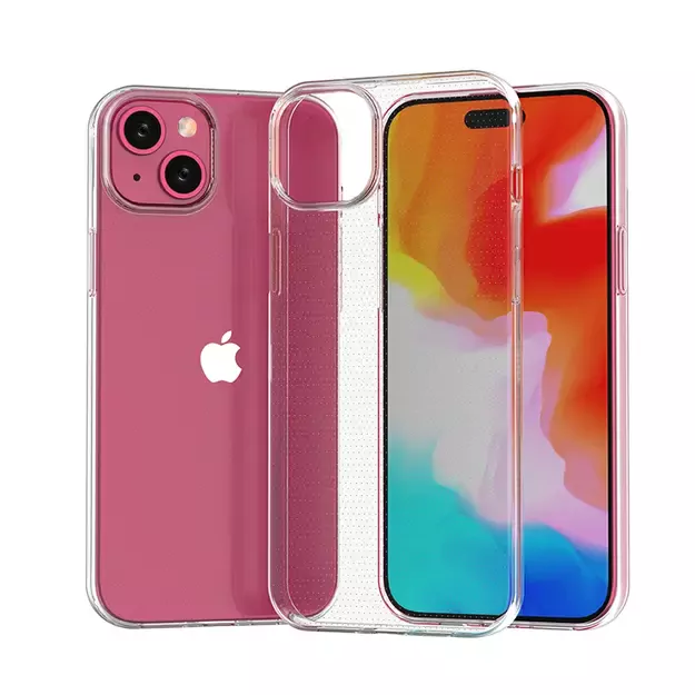 iPhone 15 Plus case from the Ultra Clear series in transparent color 6