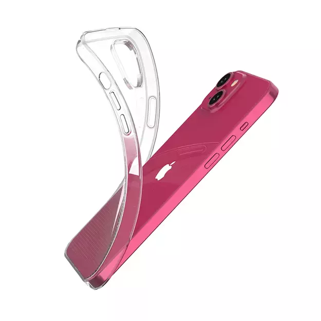 iPhone 15 Plus case from the Ultra Clear series in transparent color 3