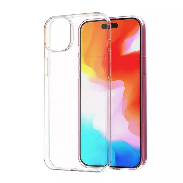 iPhone 15 Plus case from the Ultra Clear series in transparent color 5
