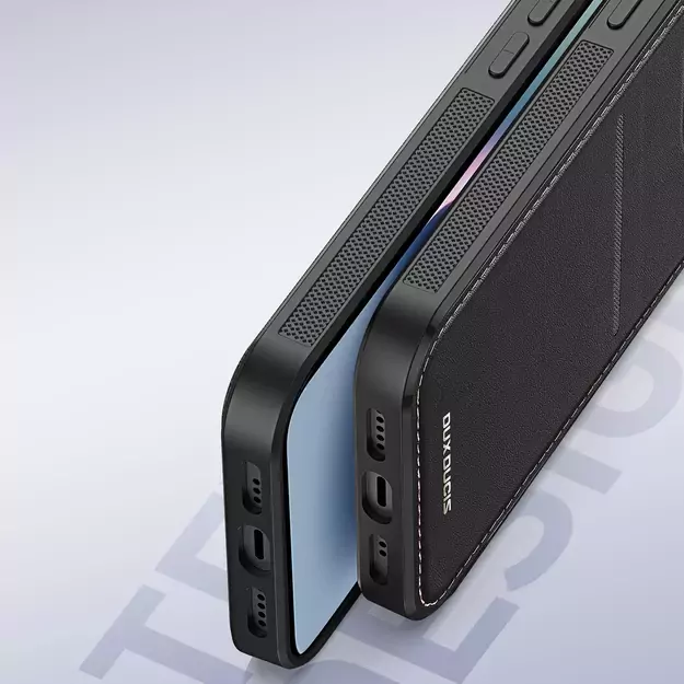 3in1 Wallet Case with Stand for iPhone 14 Plus MagSafe RFID Blocker Dux Ducis Rafi Mag - Black 26