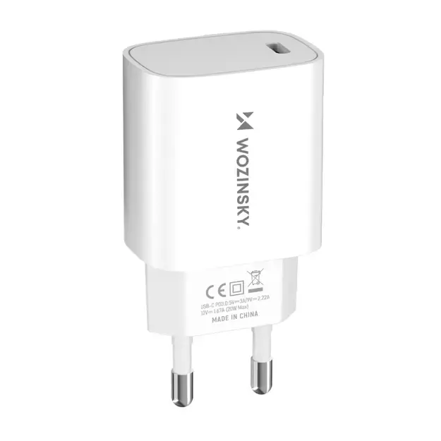 Wozinsky WGWCCW 20W USB-C wall charger - white 2
