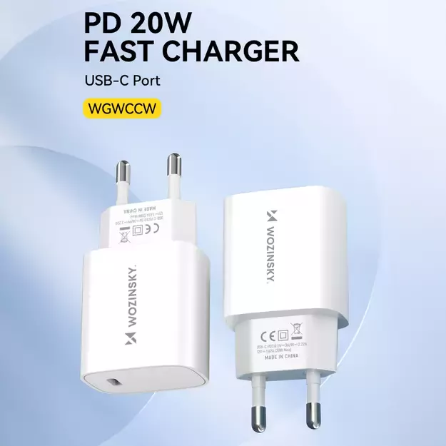Wozinsky WGWCCW 20W USB-C wall charger - white 6