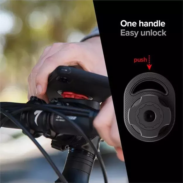 Spigen Gearlock MS100 Bike Handlebar Mount - Black 12