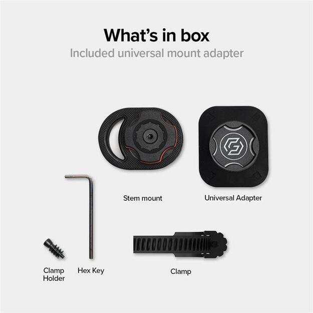 Spigen Gearlock MS100 Bike Handlebar Mount - Black 36