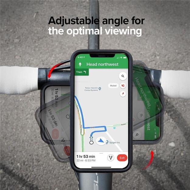 Spigen Gearlock MS100 Bike Handlebar Mount - Black 34