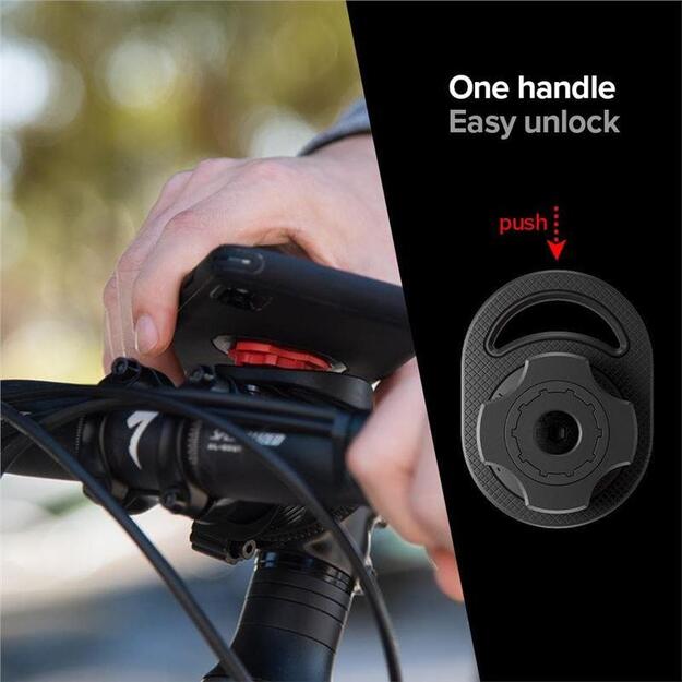 Spigen Gearlock MS100 Bike Handlebar Mount - Black 35