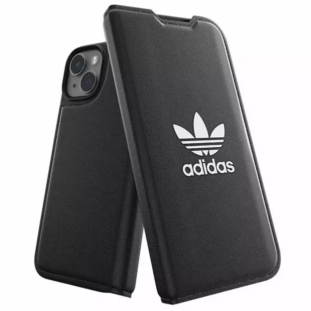 Adidas OR Booklet Case BASIC iPhone 14 6.1  black/black white 50181