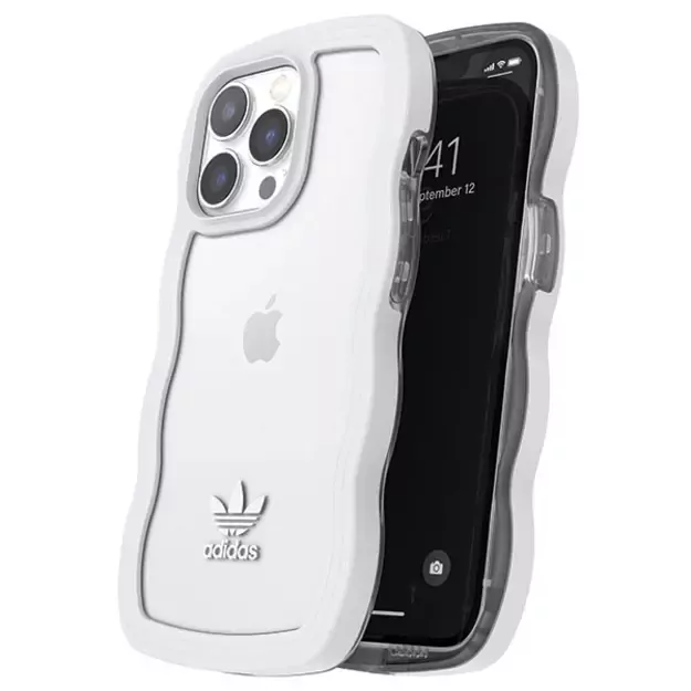 Adidas OR Wavy Case iPhone 13 Pro /13 6.1  white-transparent/white-transparent 51903 1
