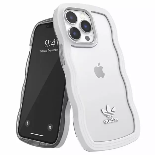 Adidas OR Wavy Case iPhone 13 Pro /13 6.1  white-transparent/white-transparent 51903