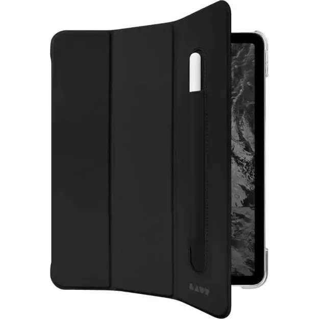 LAUT Huex Folio - protective case with holder for Apple Pencil for iPad Pro 12.9  4/5/6G (black) 3