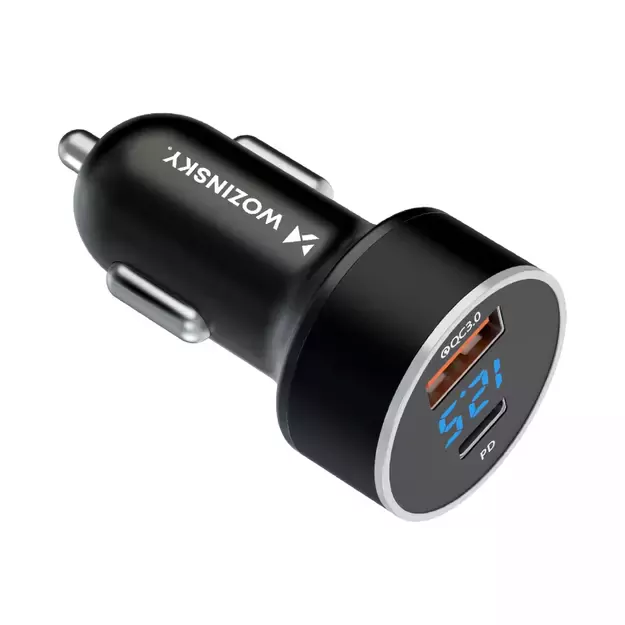 Wozinsky WDCCAC USB-C USB-A 36W car charger - black 2