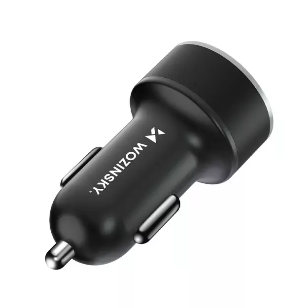 Wozinsky WDCCAC USB-C USB-A 36W car charger - black 1