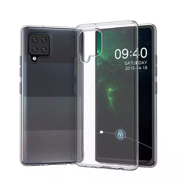 Ultra Clear 0.5mm Case Gel TPU Cover for Samsung Galaxy A12 / Galaxy M12 transparent 14