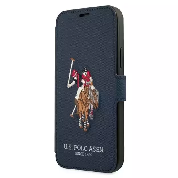 US Polo USFLBKP12LPUGFLNV iPhone 12 Pro Max 6,7  granatowy/navy book Polo Embroidery Collection