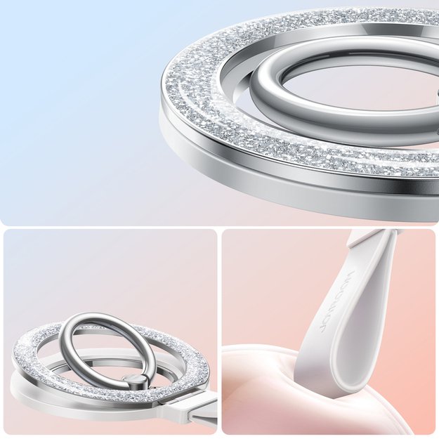 Joyroom JR-ZS425 magnetic ring holder - white 5