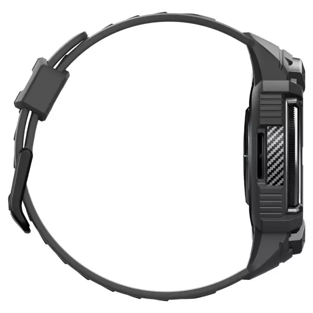 Spigen Rugged Armor Pro Case with Strap for Samsung Galaxy Watch 6 Classic (47mm) - Black 21