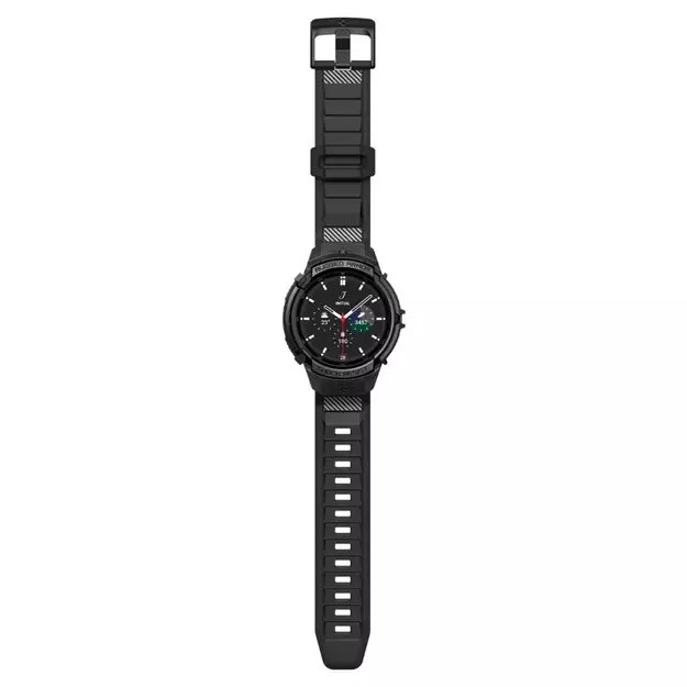 Spigen Rugged Armor Pro Case with Strap for Samsung Galaxy Watch 6 Classic (47mm) - Black 24