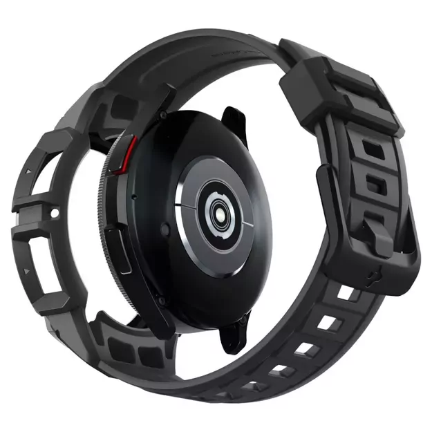 Spigen Rugged Armor Pro Case with Strap for Samsung Galaxy Watch 6 Classic (47mm) - Black 29