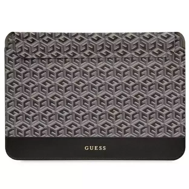 Guess GCube Stripes case for a 14&quot  laptop - black