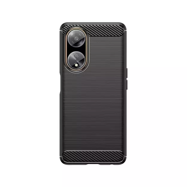 Flexible carbon pattern case for Oppo A98 5G Carbon Case - black 12