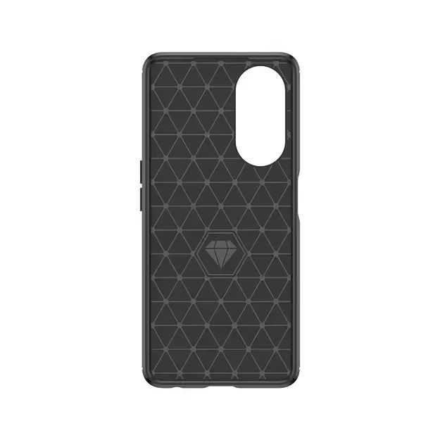 Flexible carbon pattern case for Oppo A98 5G Carbon Case - black 10